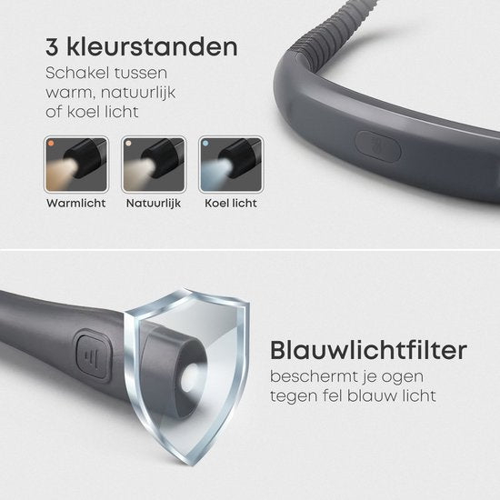 NeckLight™ | Rendre la Lecture et le Travail Confortables et Mains Libres.