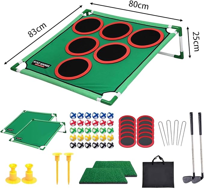 GolfPlay™ | Le Jeu de Golf Ultime 2-en-1 pour Intérieur & Extérieur.