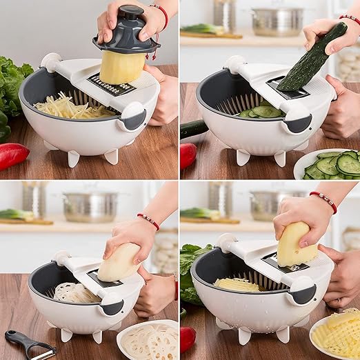 SliceMaster™ | Trancher des Légumes et des Fruits Rapidement et Efficacement.