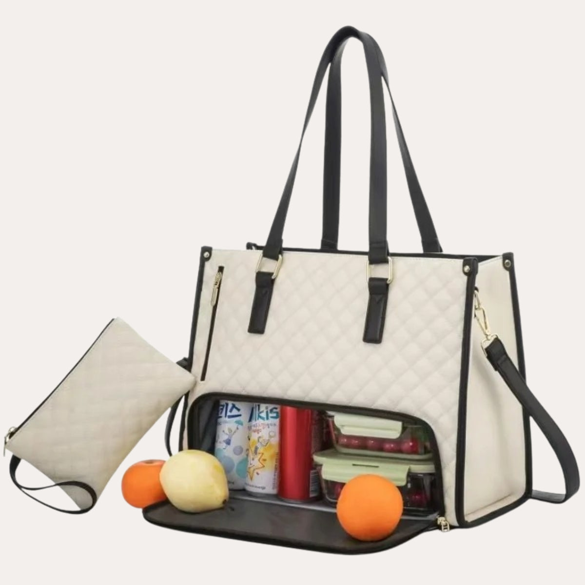 LuxLuncher™ | Le Sac à Lunch Élégant + Pouch Offert