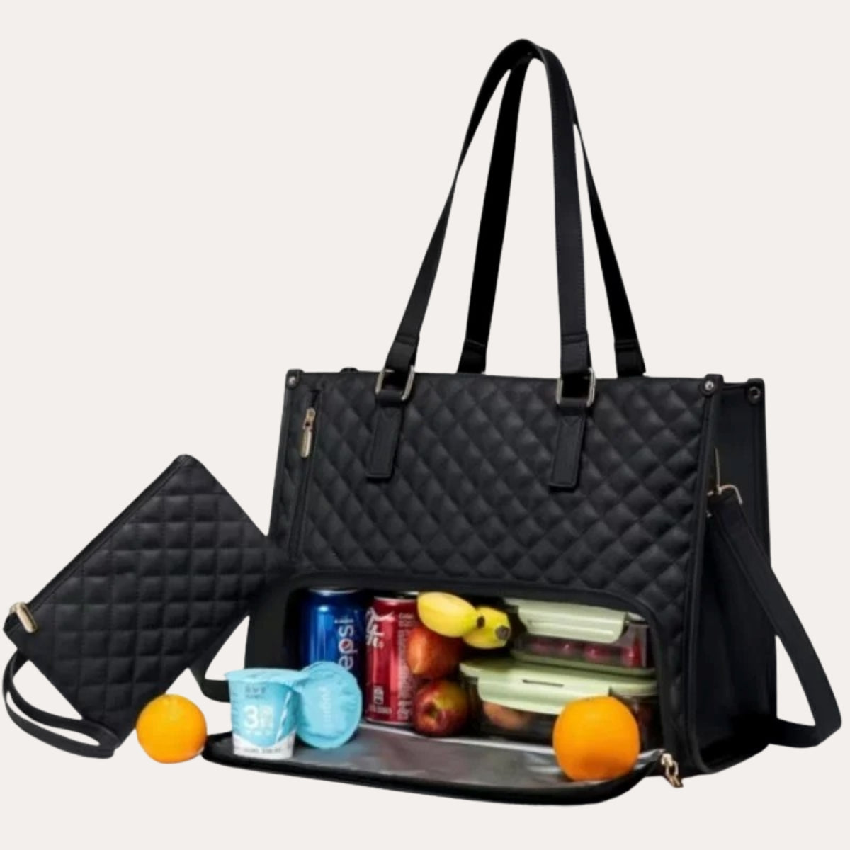 LuxLuncher™ | Le Sac à Lunch Élégant + Pouch Offert