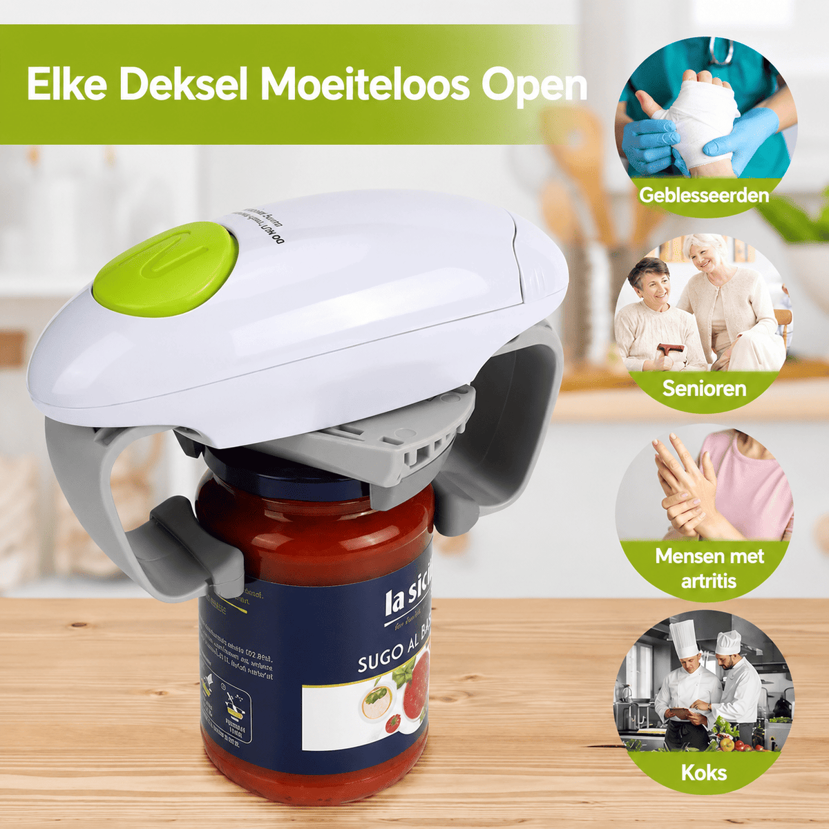 EasyTwist™ | Ouvrez N'importe Quel Couvercle en Quelques Secondes, Sans Effort.