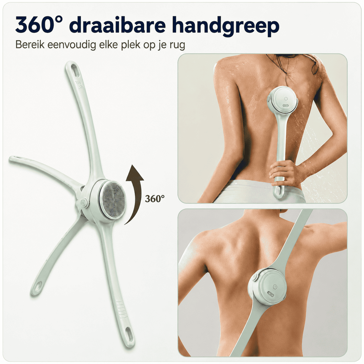 EasyScrub™ | Brosse de Dos Électrique pour les Zones Difficiles à Atteindre.