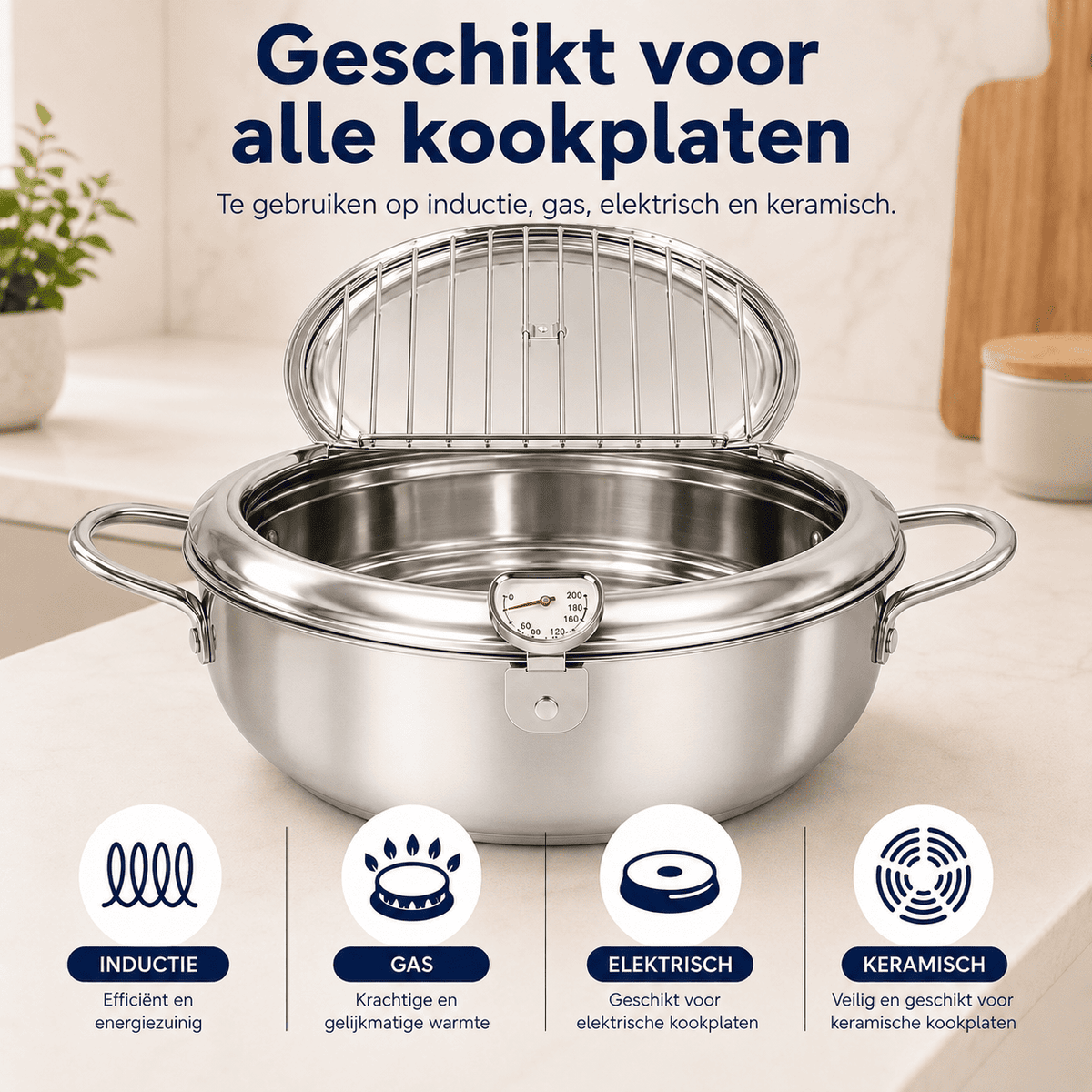 FryMaster™ | Friture facile sur toutes les plaques de cuisson.