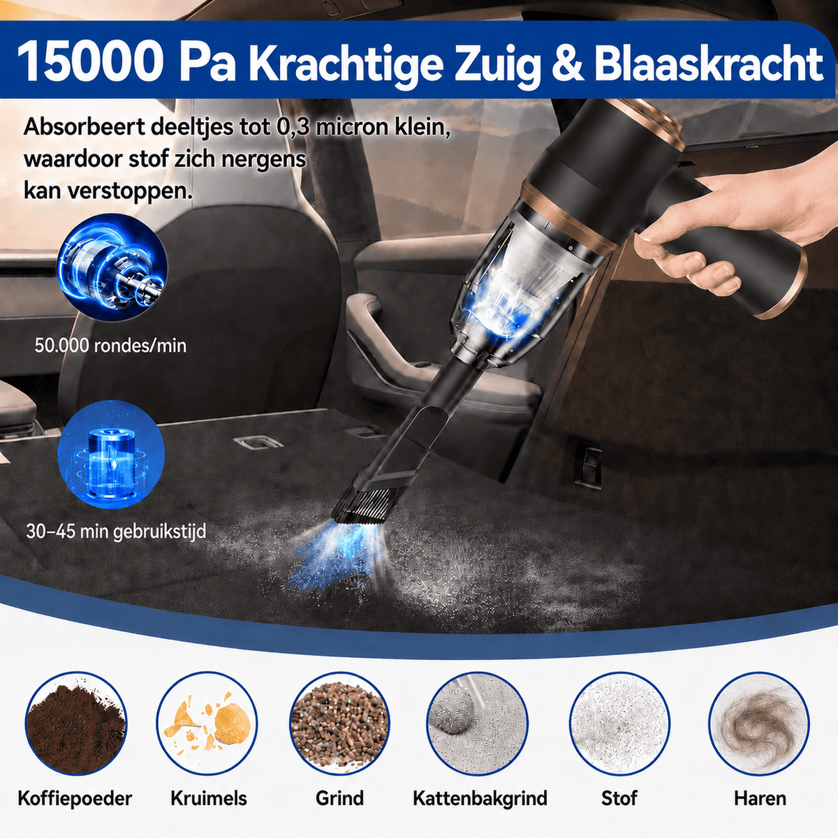 AirVac™ | La Solution Pratique pour les Petits Travaux de Nettoyage.