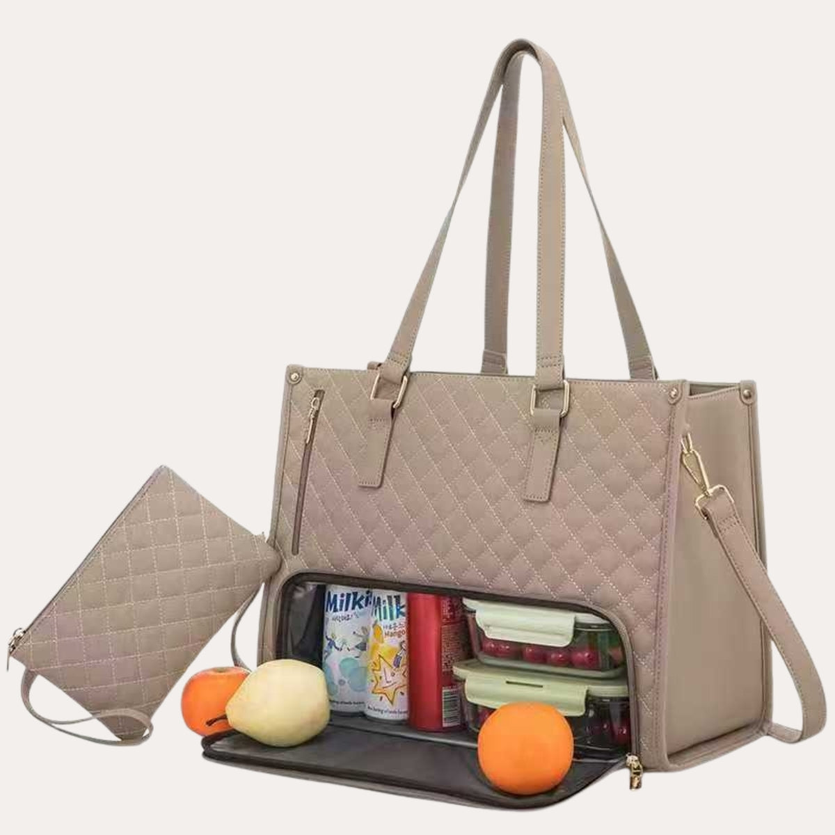 LuxLuncher™ | Le Sac à Lunch Élégant + Pouch Offert