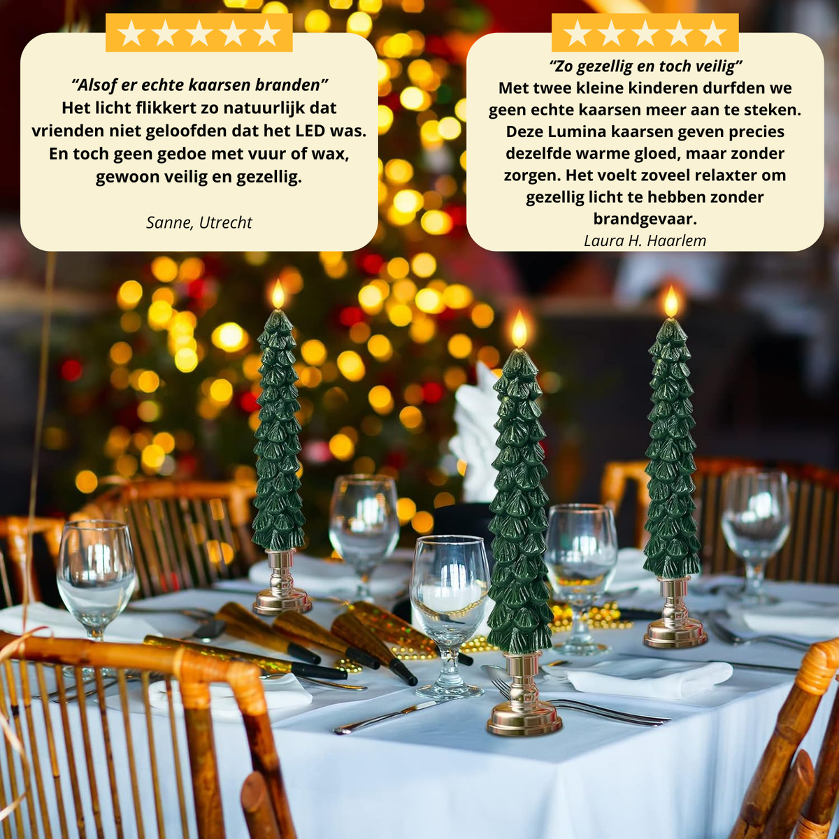 CandleTree™ | L'équilibre parfait entre chaleur et convivialité.