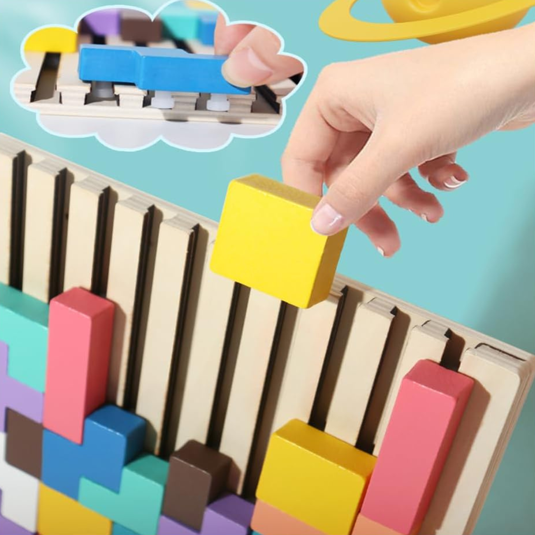 TetrisPlay™ | Le Puzzle Dé pour le Plaisir, la Concentration et la Collaboration.