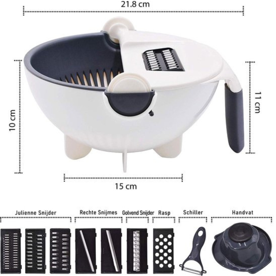 SliceMaster™ | Trancher des Légumes et des Fruits Rapidement et Efficacement.