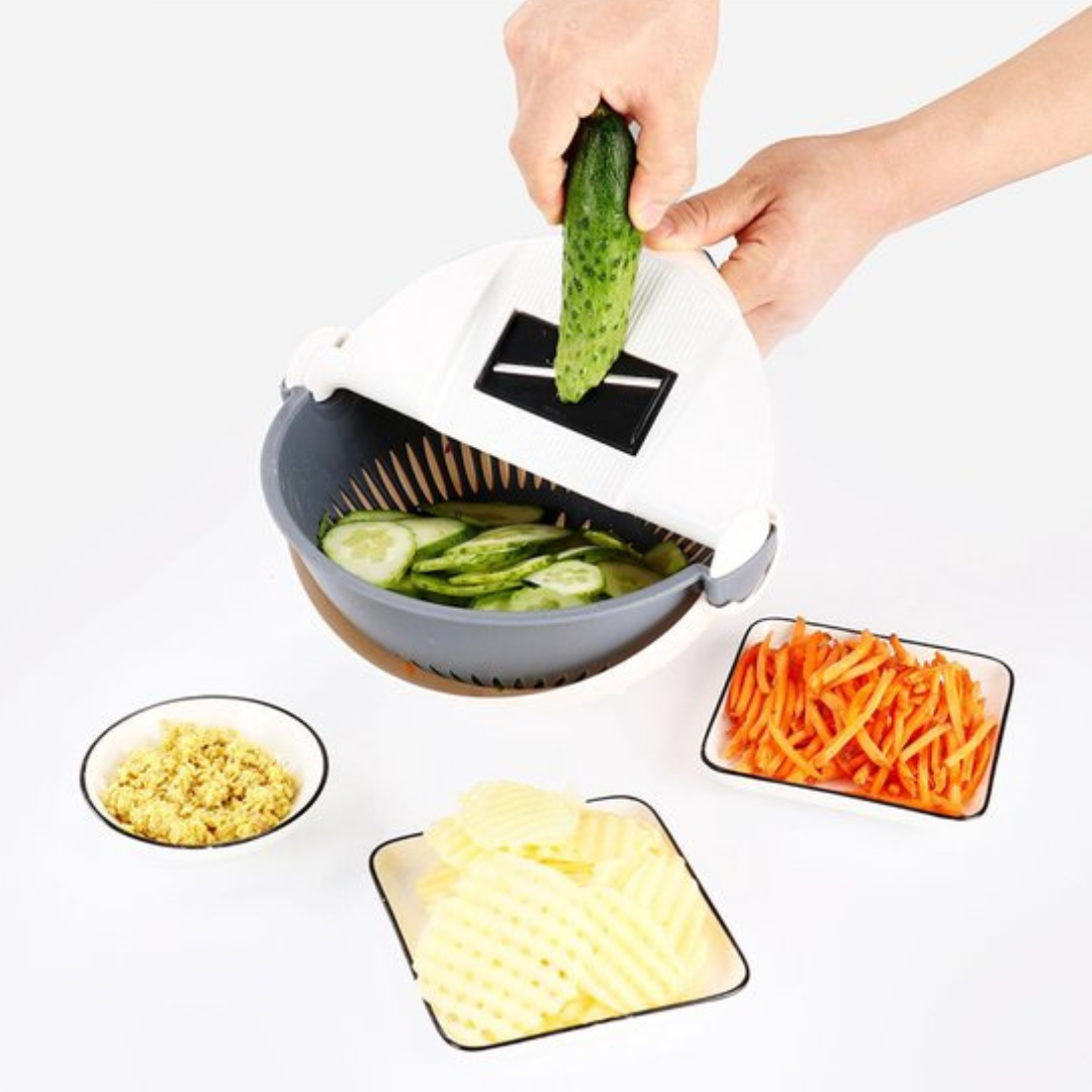 SliceMaster™ | Trancher des Légumes et Fruits Rapidement et Efficacement.