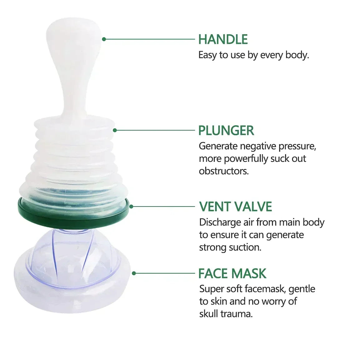 LifeSaver™ | Appareil anti-étouffement avec masques transparents