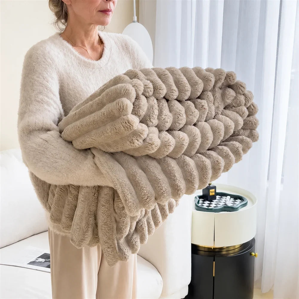 DreamFleece™ | Couverture en Peluche Luxe pour Plus de Chaleur.
