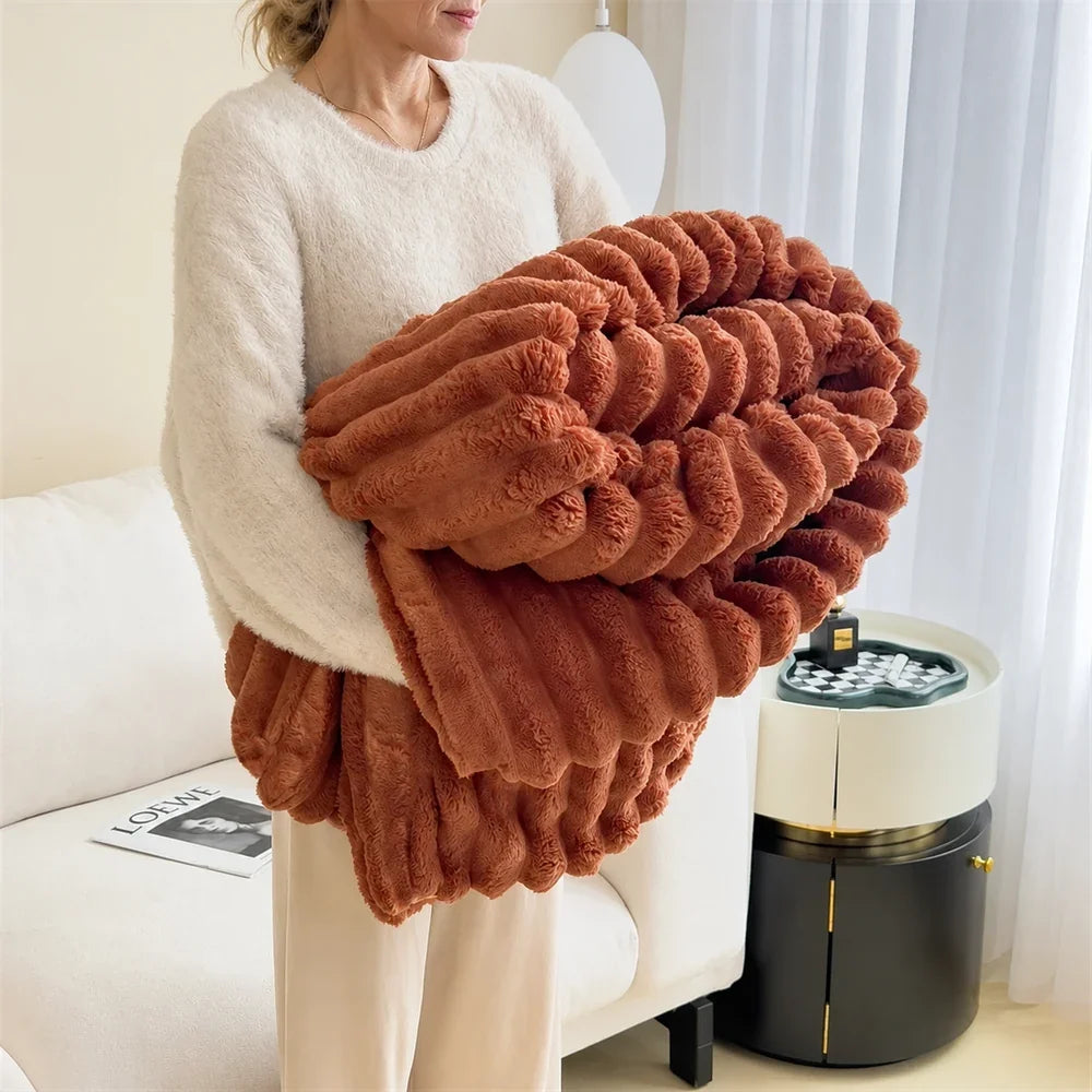 DreamFleece™ | Couverture en Peluche Luxe pour Plus de Chaleur.