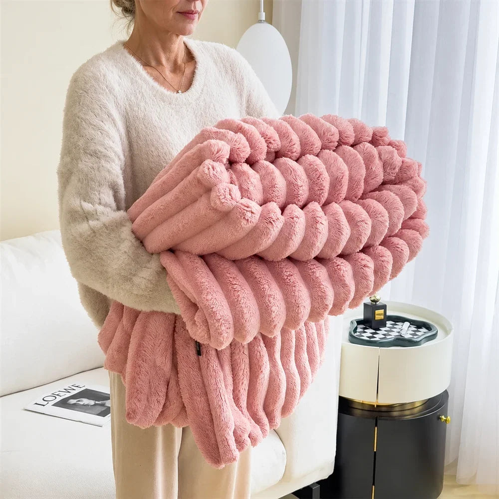 DreamFleece™ | Couverture en Peluche Luxe pour Plus de Chaleur.