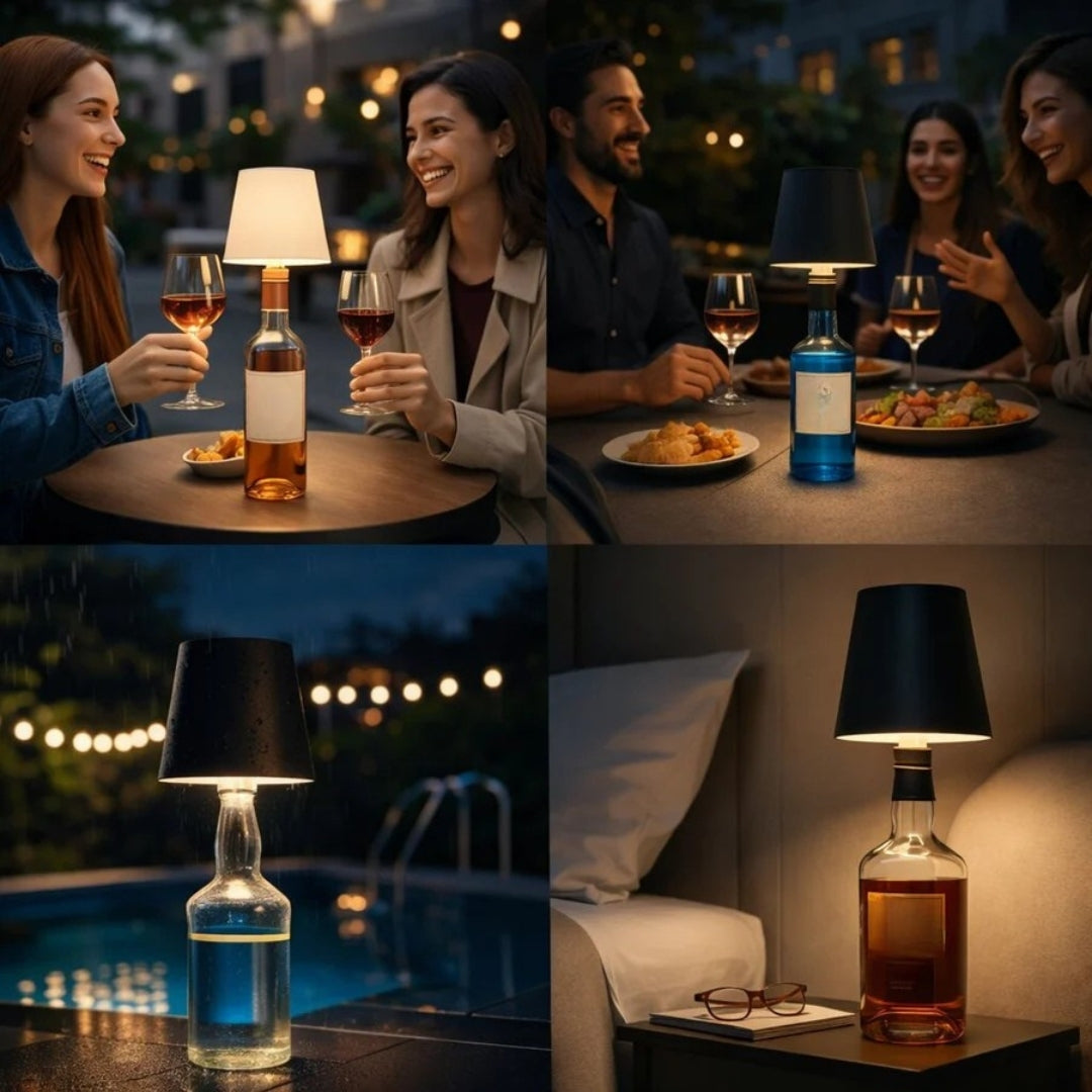 GlowBottle™ | Transformez votre bouteille en lampe d'ambiance