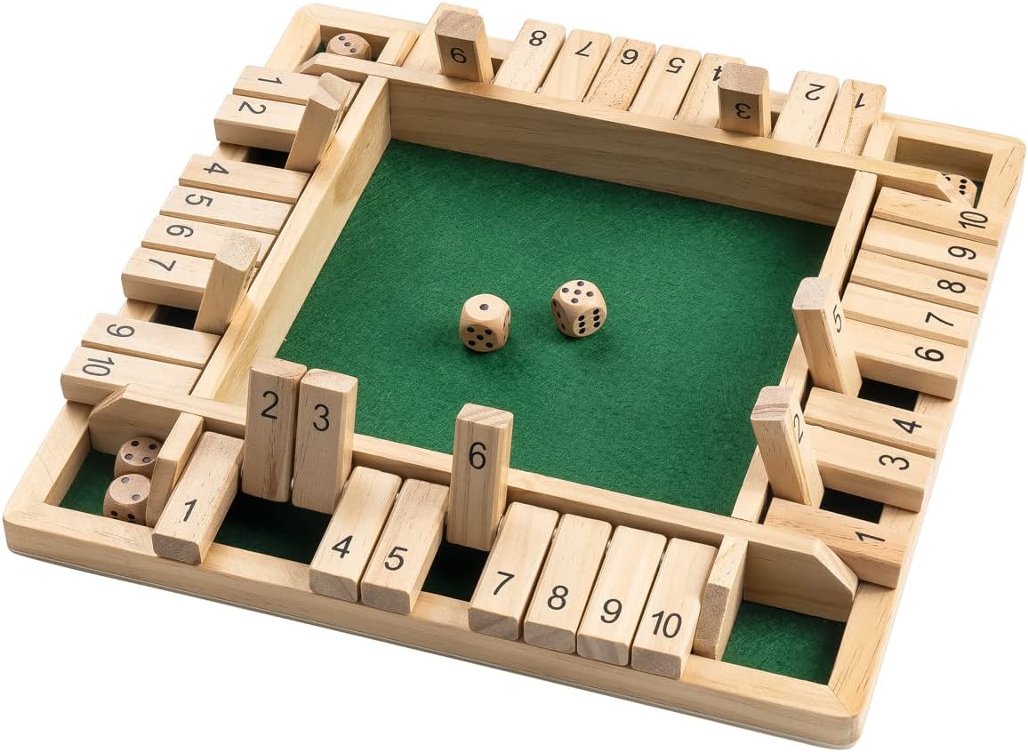 SumPlay™ | Jeu de calcul en bois avec des volets numérotés