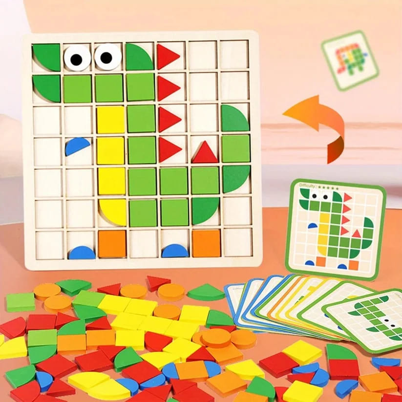 MosaicPuzzel™ | Stimulez la Curiosité, les Capacités Cognitives et la Créativité.
