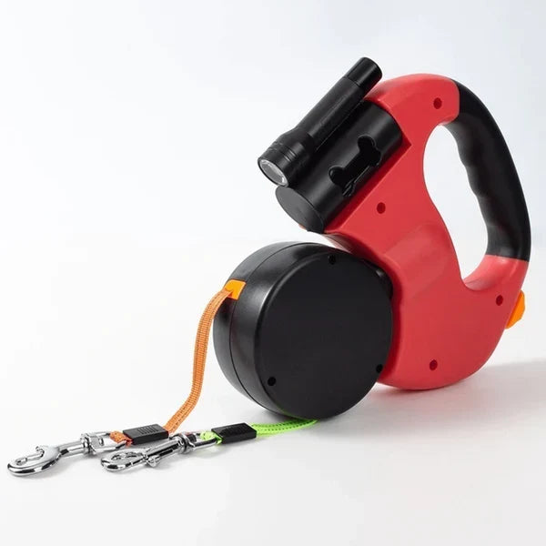 Pawtrexo™ | Laisse à chien rétractable double