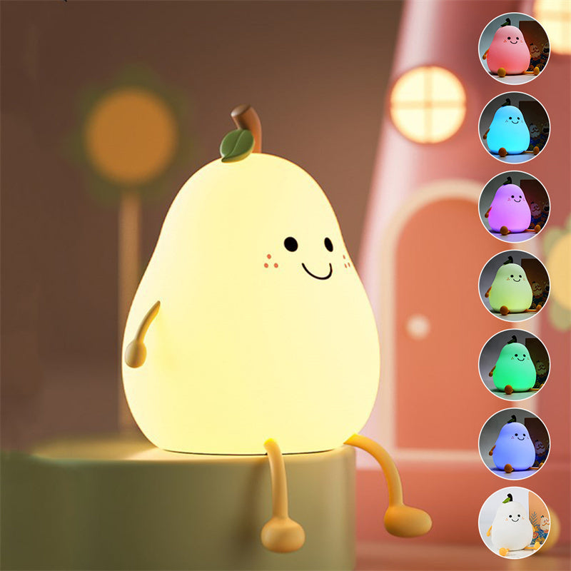 Peer™ | Lampe de nuit en forme de poire avec changement de couleur