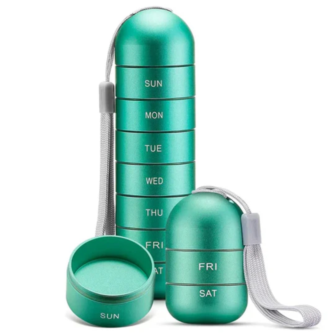 PillStack™ | Boîte à pilules empilable pour les déplacements