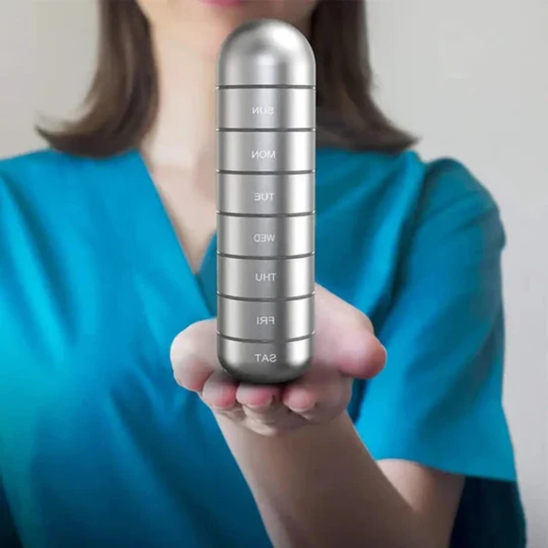 PillStack™ | Boîte à pilules empilable pour les déplacements
