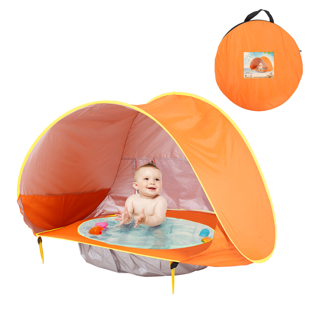 BabyShade™ | Tente de plage pop-up avec zone d'eau