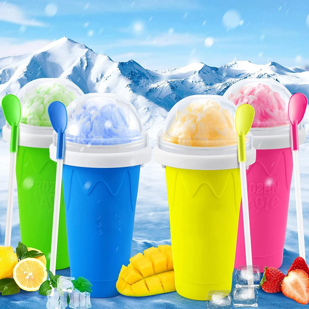 Slush Cup™ | Créez une boisson glacée avec un gobelet à presser