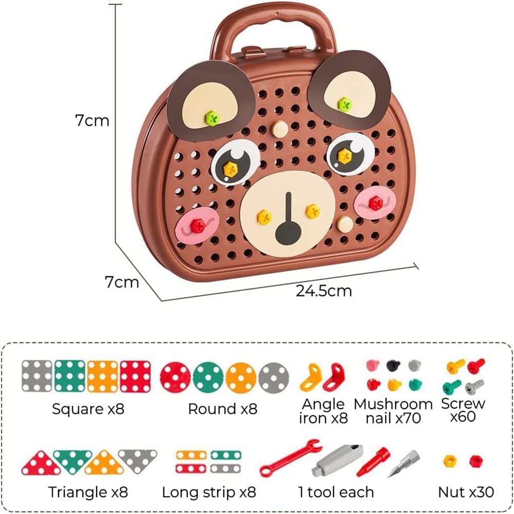 STEM Electric Building™ | Ensemble de perceuse à jouets avec mallette de construction