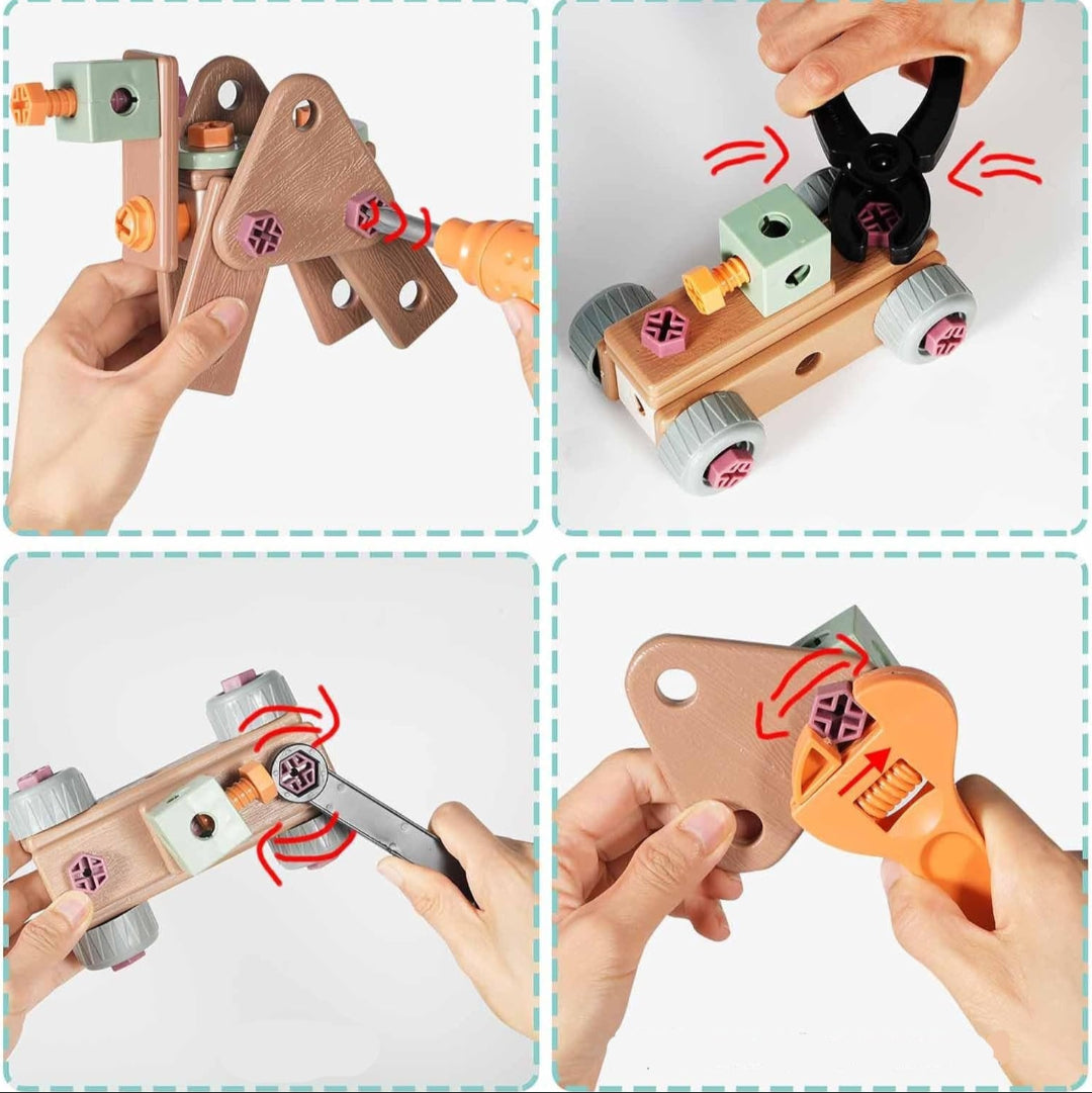 KlusKidz™ | Outils de jouet avec pièces de construction