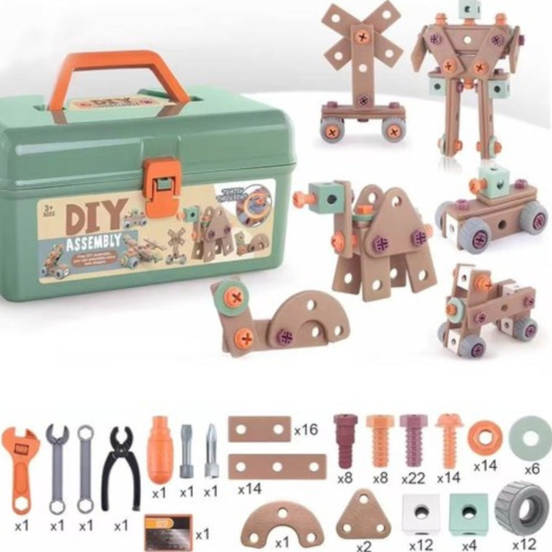 KlusKidz™ | Outils de jouet avec pièces de construction