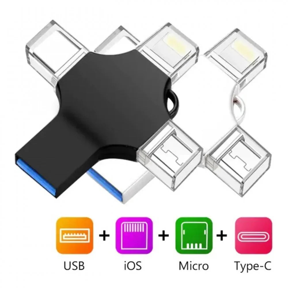 FlashDrive™ | 4 EN 1 Ne soyez plus gêné par un appareil plein !
