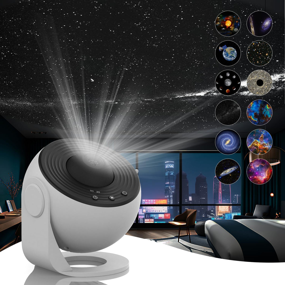 Projecteur Galaxy™ | Donnez à votre chambre une ambiance unique !