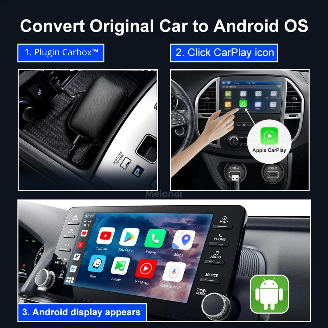 Carbox™ | Profitez de vos applications et services de streaming préférés dans la voiture !