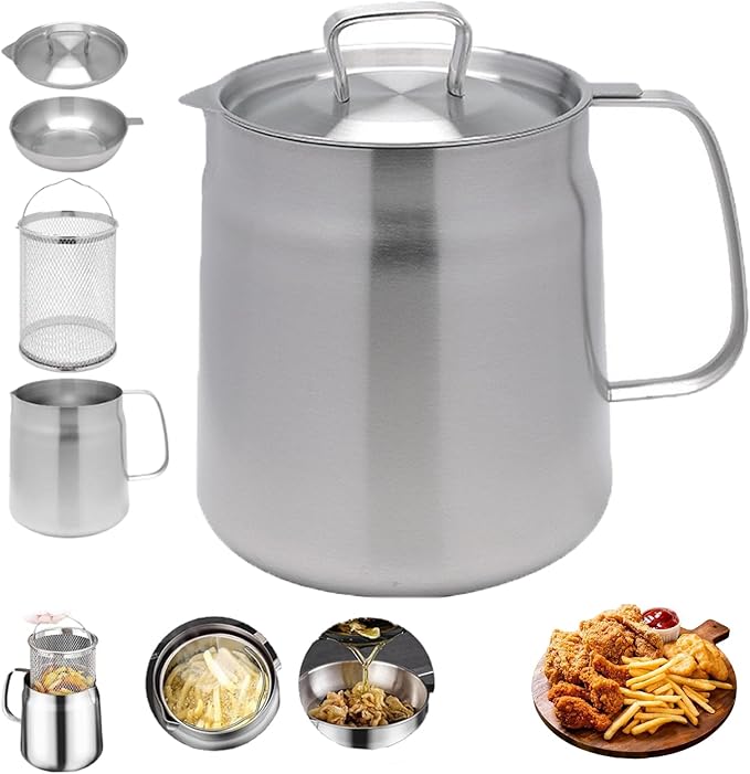 FryPan™ | Une Solution Compacte pour Frémir, Filtrer et Conserver.