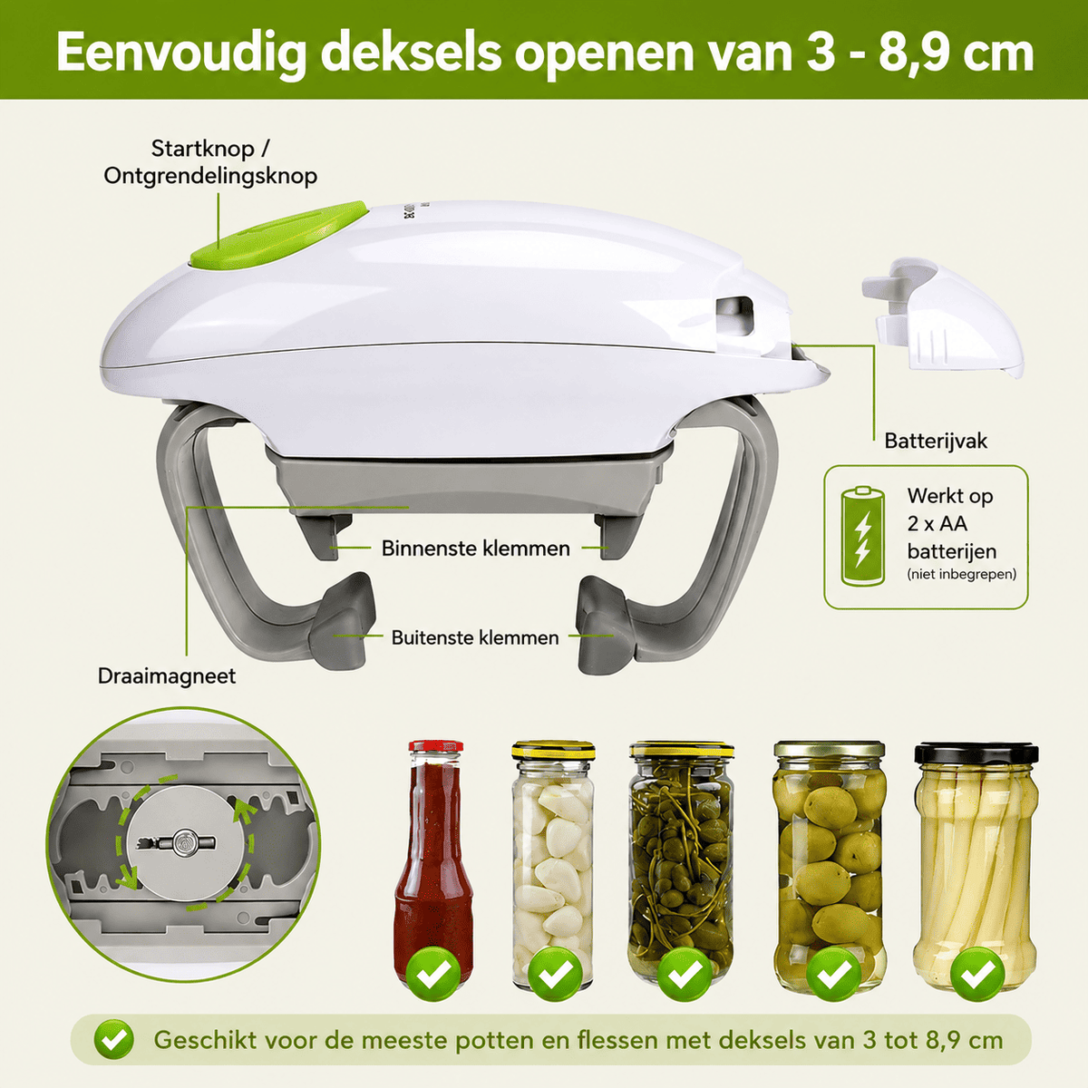 EasyTwist™ | Ouvrez n'importe quel couvercle en quelques secondes, sans effort.