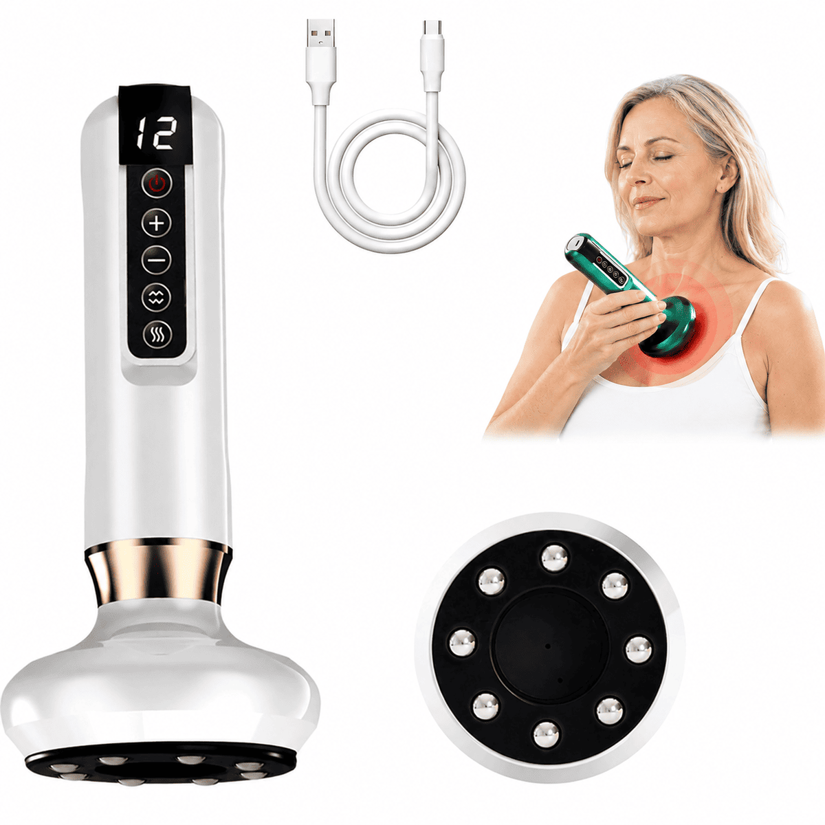 BodyCare™ | Soin 3-en-1 pour une Peau Plus Lisse et Plus Ferme