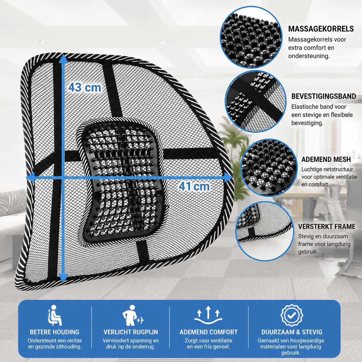 BackRelief™ | Soutien précisément là où votre dos en a besoin.