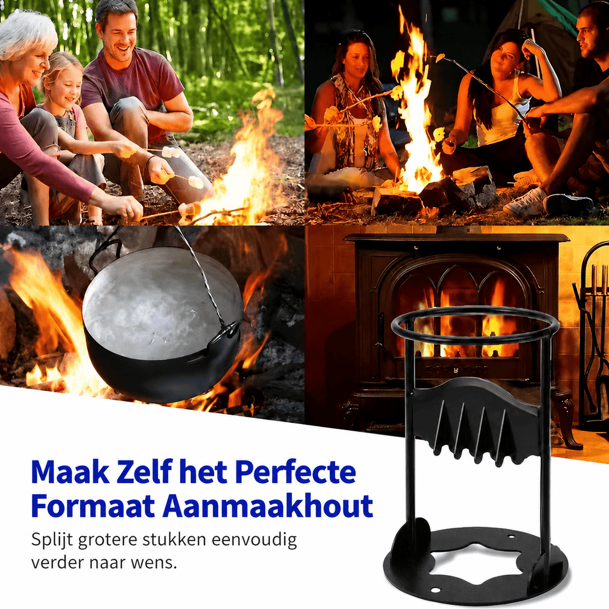 SplitMaster™  | Créez facilement votre propre bois d’allumage.