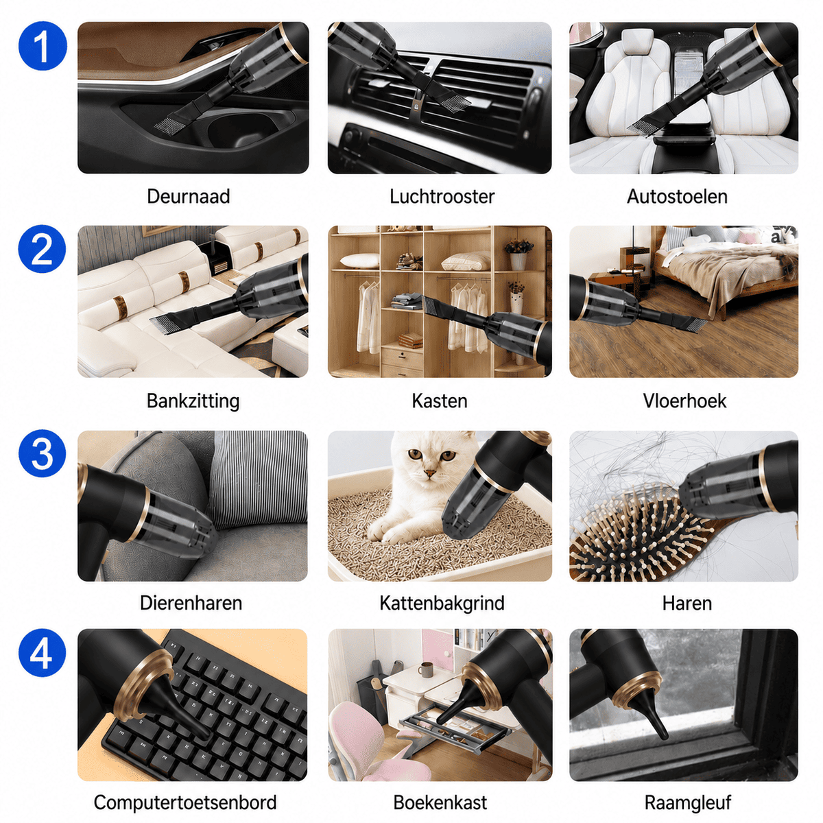 AirVac™ | La Solution Pratique pour les Petits Travaux de Nettoyage.