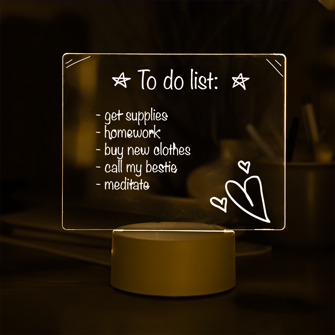 Tableau de Notes LED™ | Pour des notes quotidiennes et des messages doux