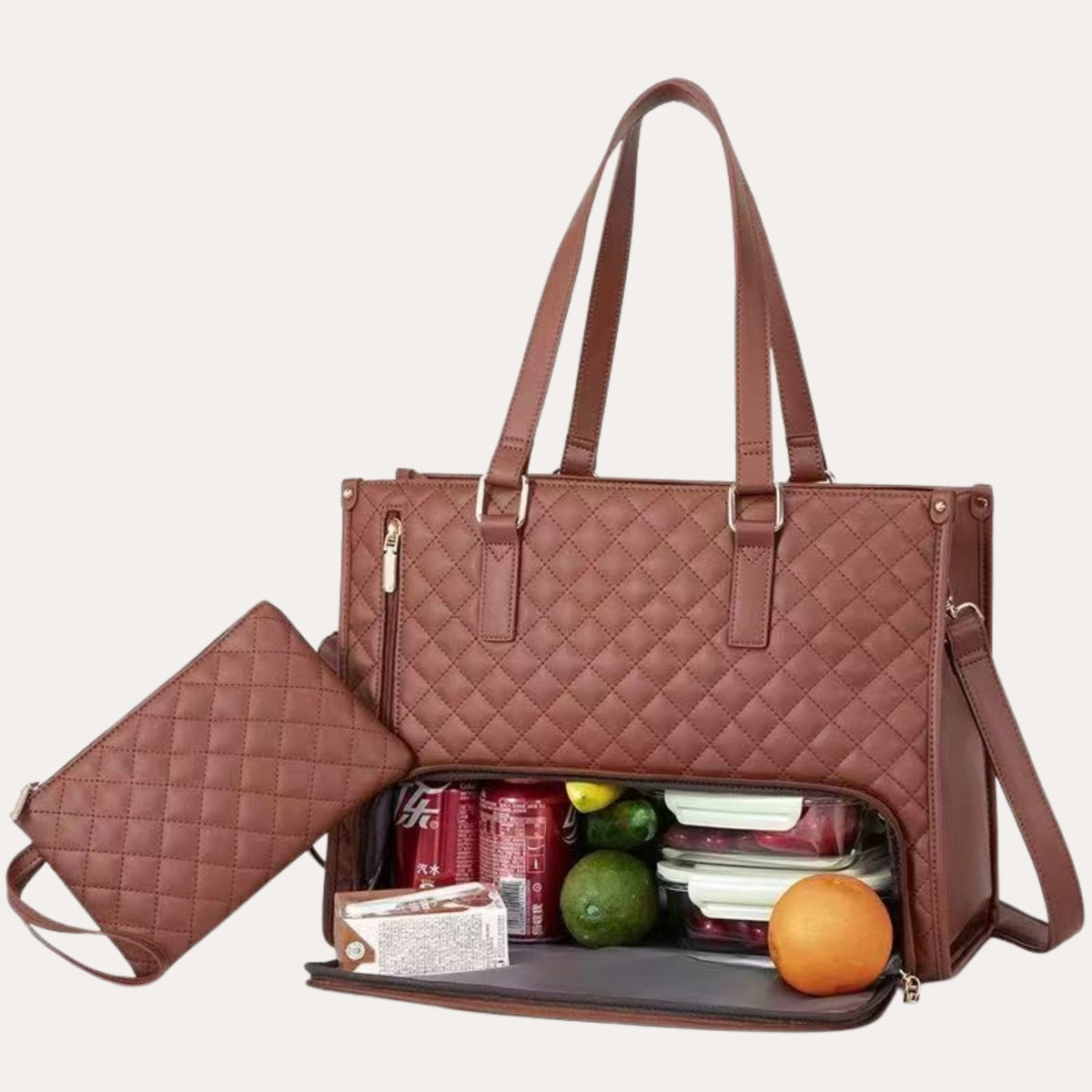 LuxLuncher™ | Le Sac à Lunch Élégant + Pouch Offert