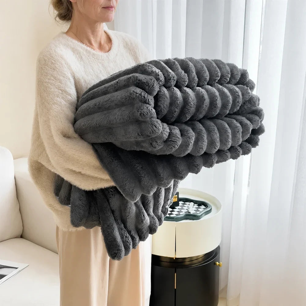 DreamFleece™ | Couverture en Peluche Luxe pour Plus de Chaleur.
