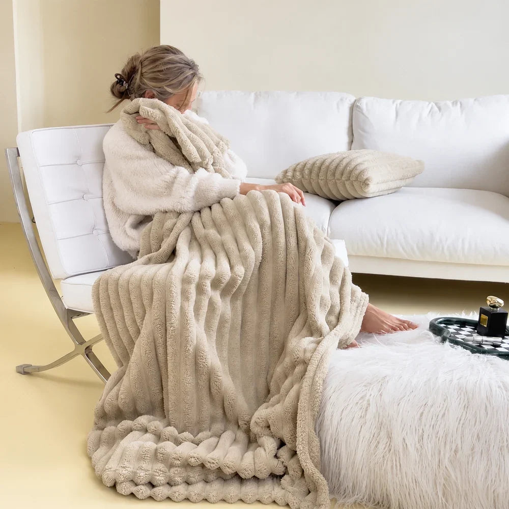 DreamFleece™ | Couverture en Peluche Luxe pour Plus de Chaleur.
