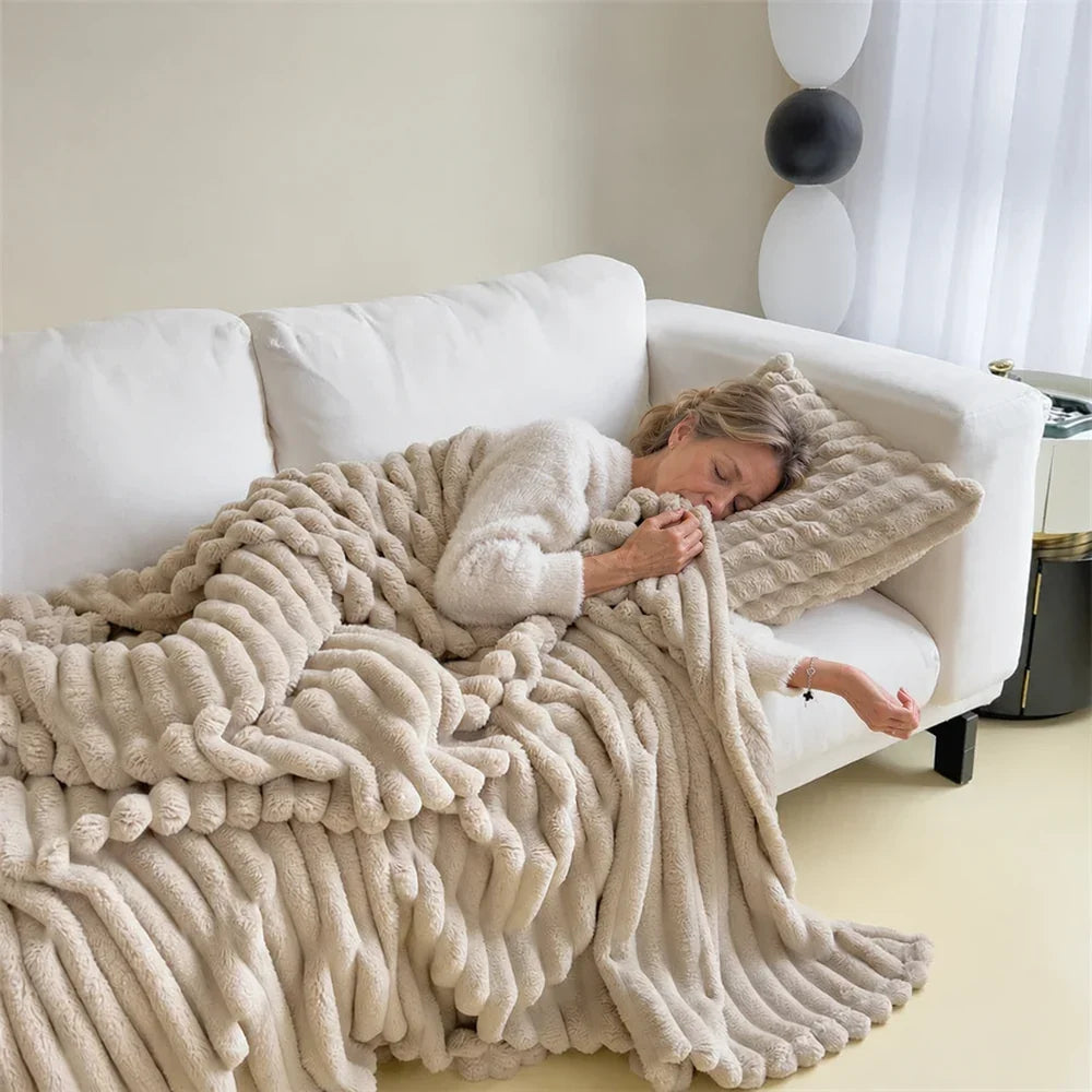 DreamFleece™ | Couverture en Peluche Luxe Pour Plus de Chaleur.