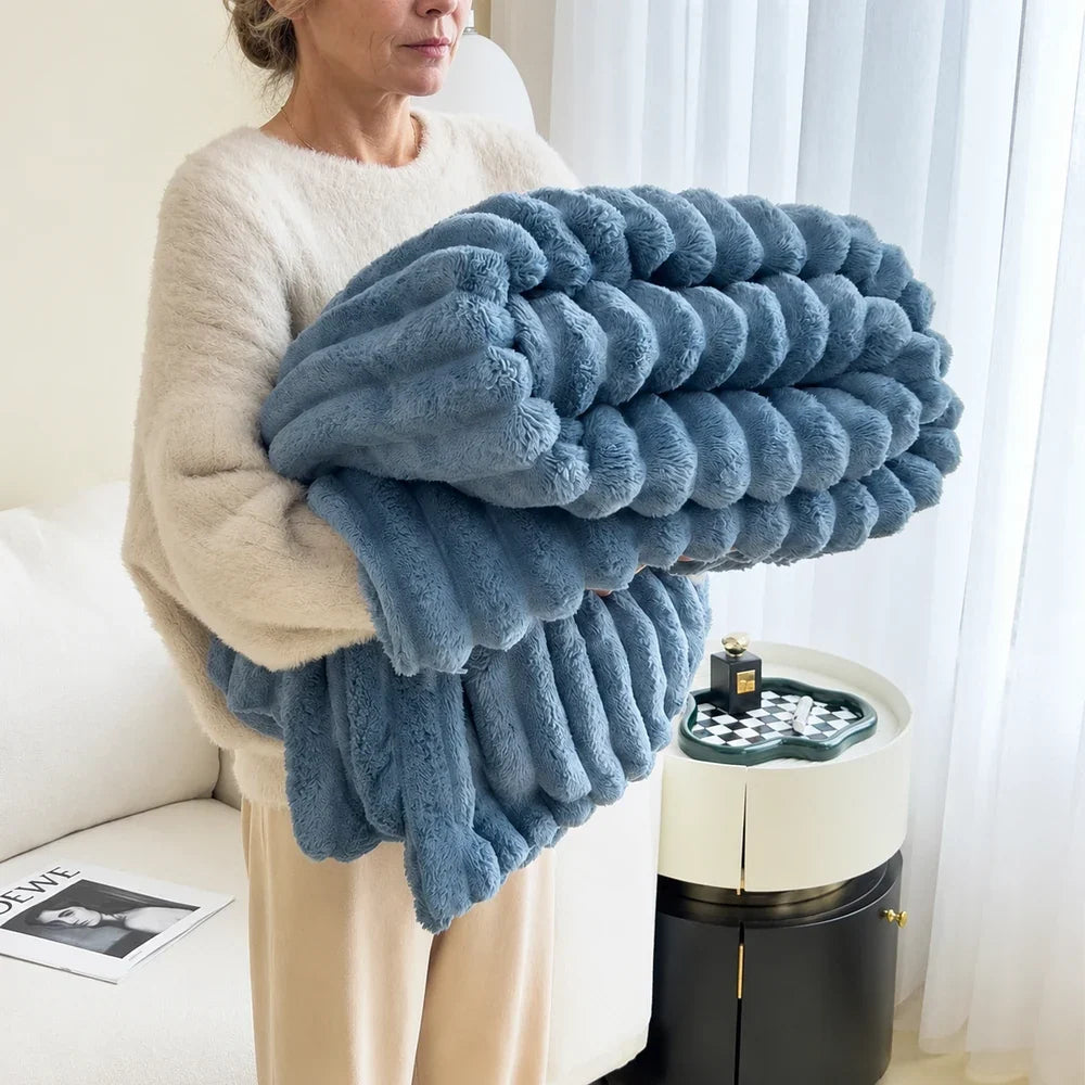 DreamFleece™ | Couverture en Peluche Luxe pour Plus de Chaleur.