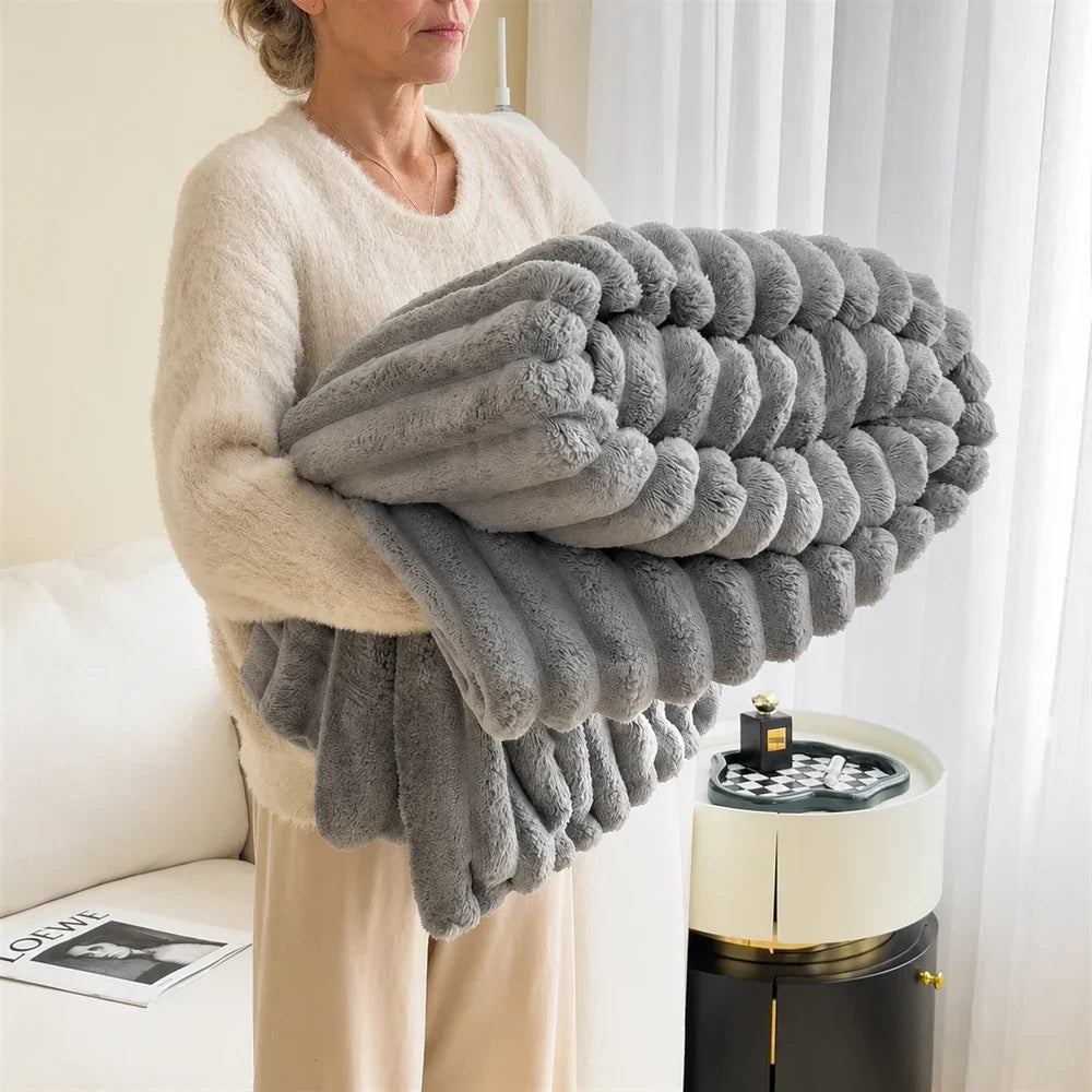 DreamFleece™ | Couverture en Peluche Luxe pour Plus de Chaleur.