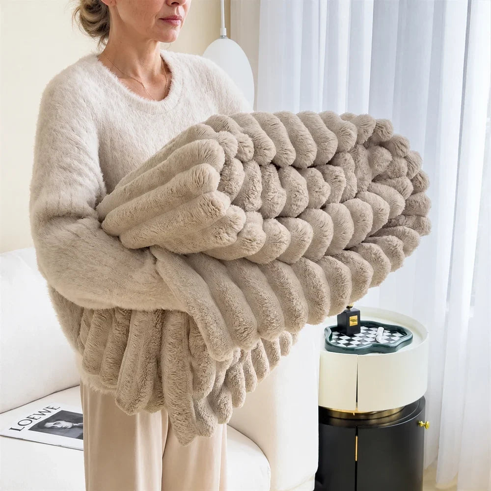 DreamFleece™ | Couverture en Peluche Luxe pour Plus de Chaleur.