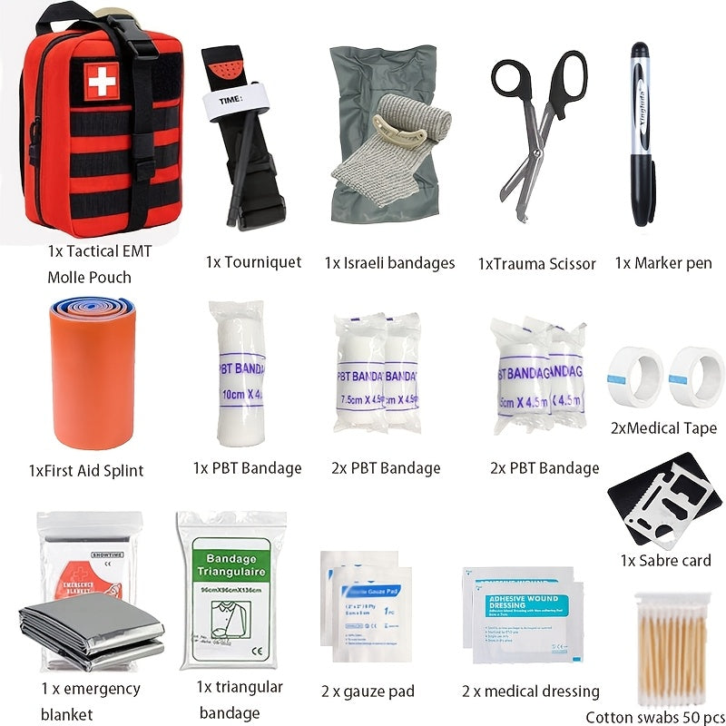 AidPack™ | Trousse de premiers secours dans un sac à fermeture éclair