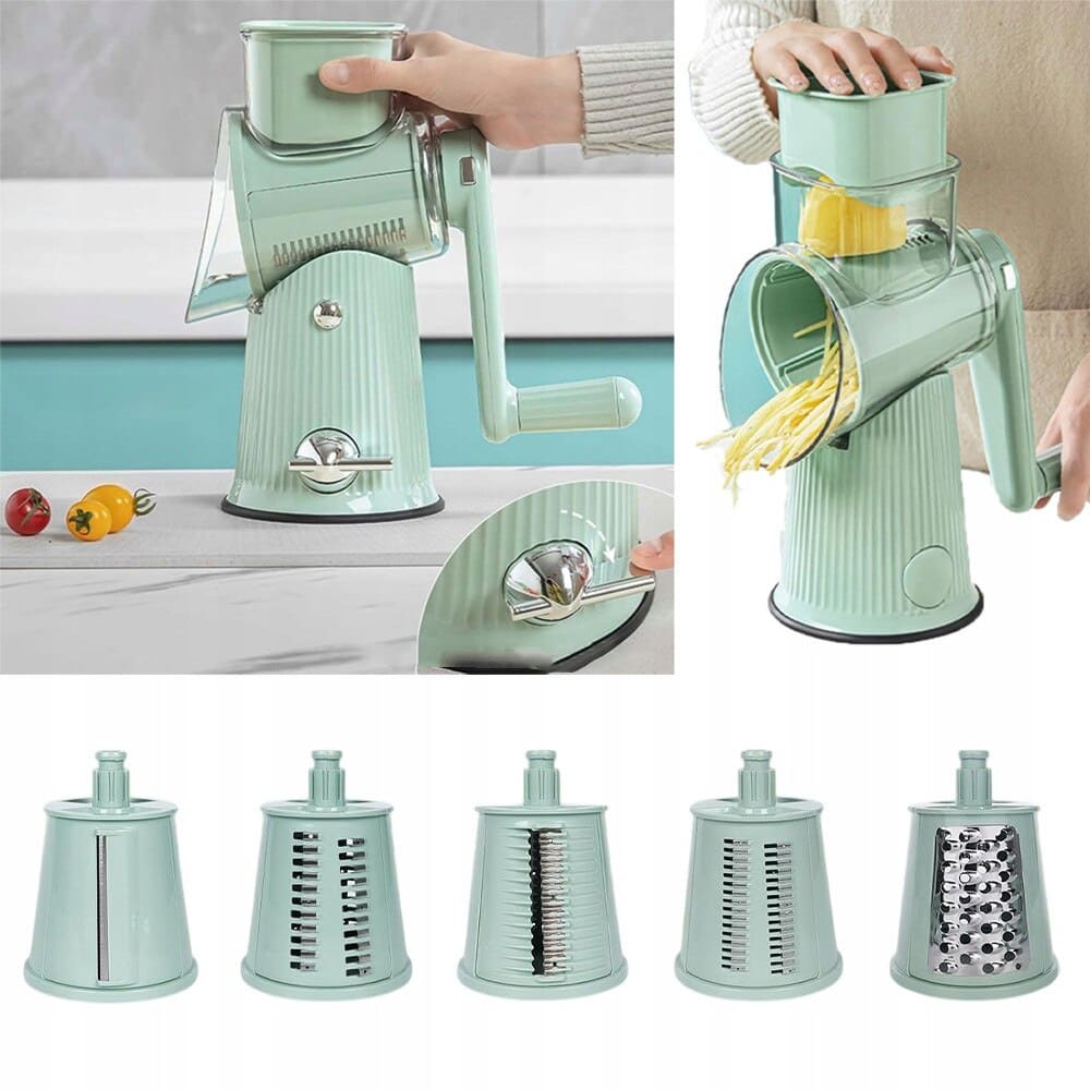 SlicePro™ 5 en 1 | Cinq Fonctions de Découpe, Un Outil de Cuisine Pratique.