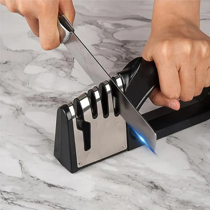 SharpMate™ | Aiguiseur de couteaux avec quatre fentes de meulage